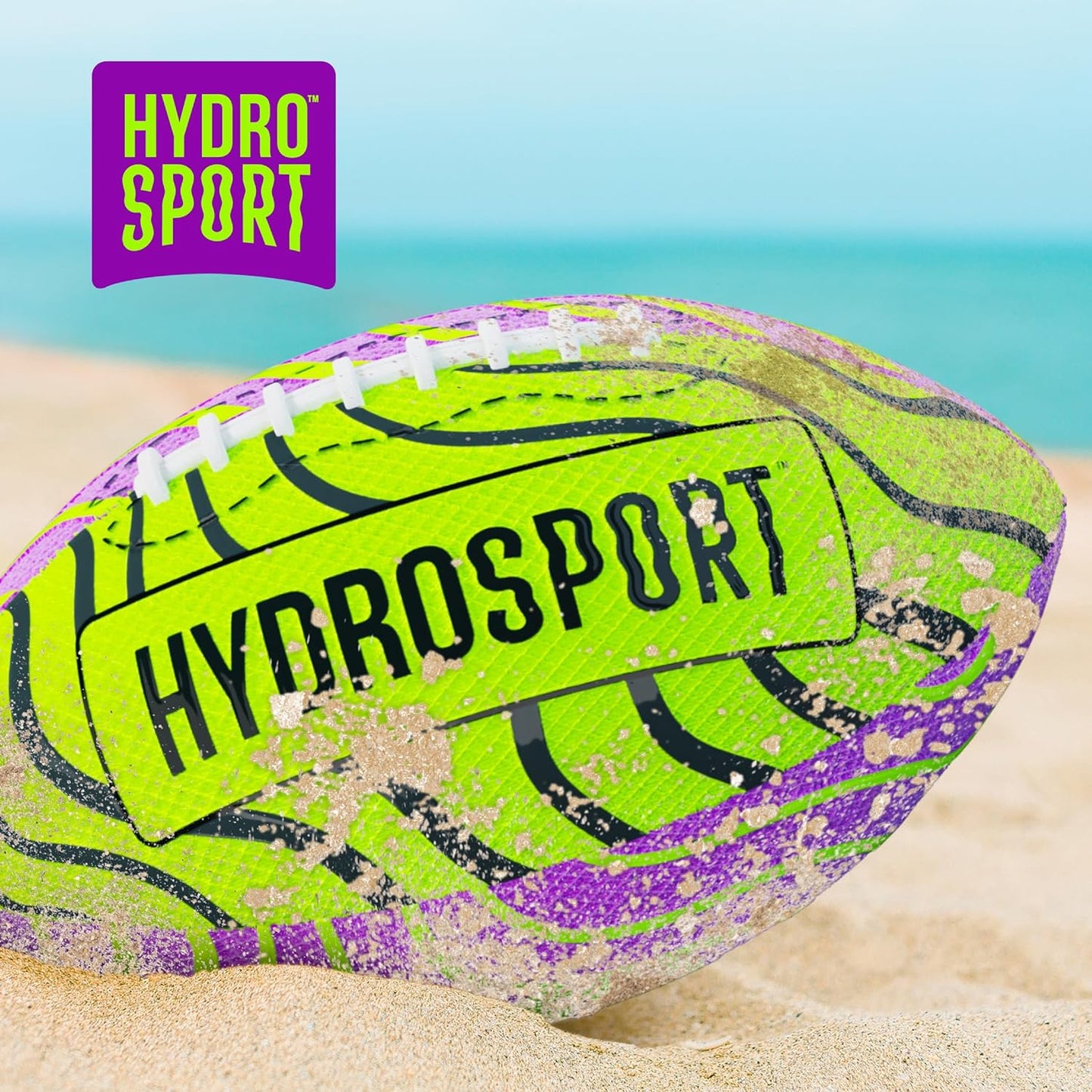 HotHydroSport Water Football for Pool, Beach, Lake - Waterproof Pool Toys for Kids Ages 8-12 - Teen Boys Gift - Swimming Balls Sports - Family, Teens Boys & Adults Fun - Outdoor Accessories