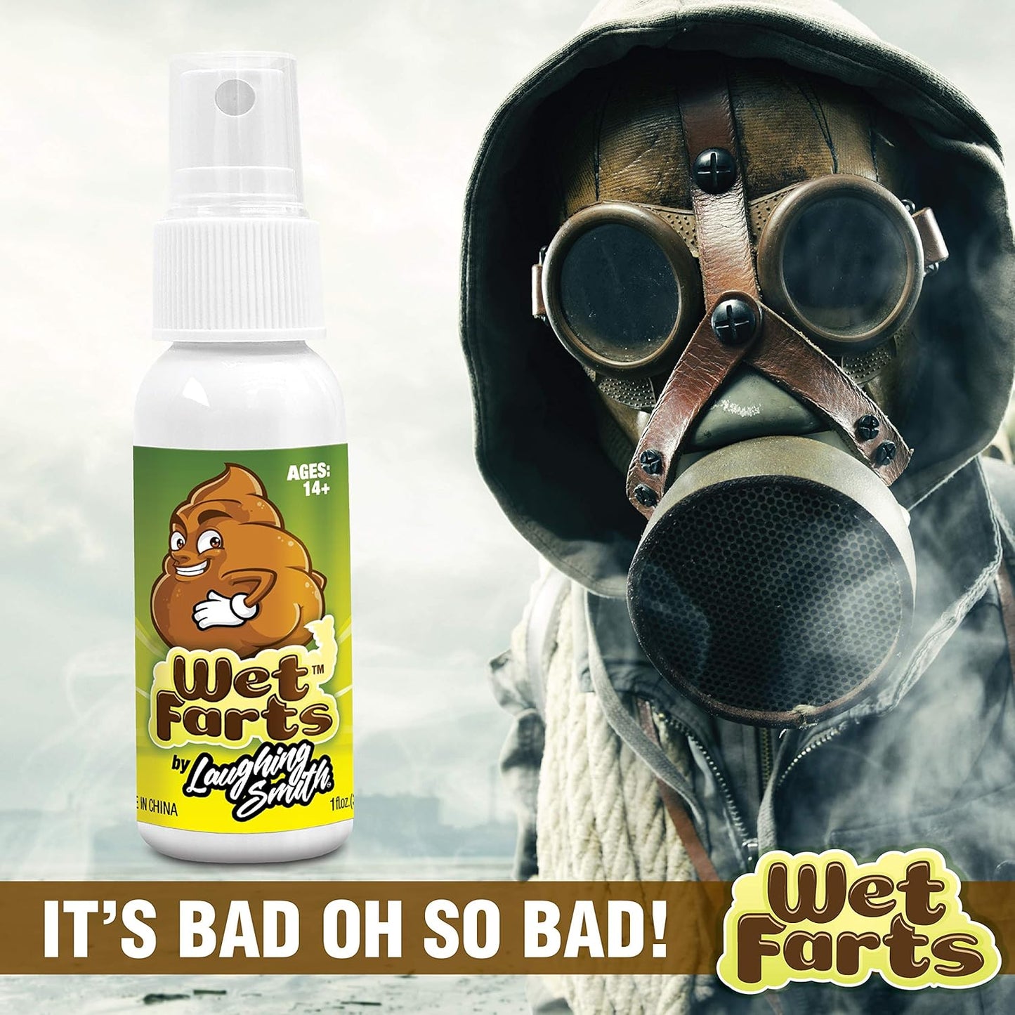 HotLaughing Smith - Wet Farts - Potent Stink Spray - Extra Strong Stink - Hilarious Gag Gifts & Pranks for Adults or Kids - Prank Stink Stuff - Non Toxic - Smells Like Really 'Bad' Gas