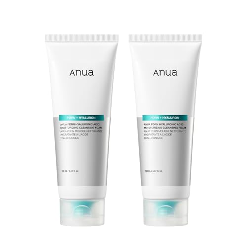 HotAnua PDRN Hyaluronic Acid Moisturizing Cleansing Foam, Daily Gentle Face Wash for Dry Skin, Salmon DNA Hydrating & Soft Facial Cleanser, Barrier Repair & Glow Glass Skin, Korean Skincare, 5.07 fl oz.