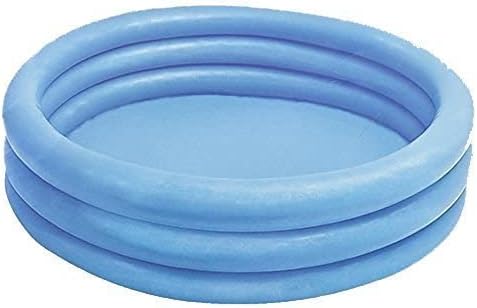 HotINTEX 59416EP Crystal Blue Inflatable Kiddie Swimming Pool, 45in x 10in