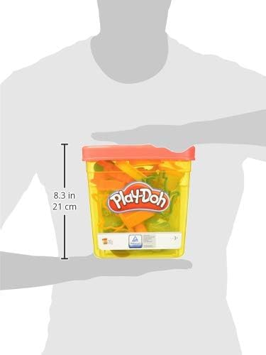 HotPlay-Doh Fun Tub Set, 19 Accessories & Reusable Storage Container, Preschool Toys, Kids Arts & Crafts, Back to School Gifts, Ages 3+ (Amazon Exclusive)