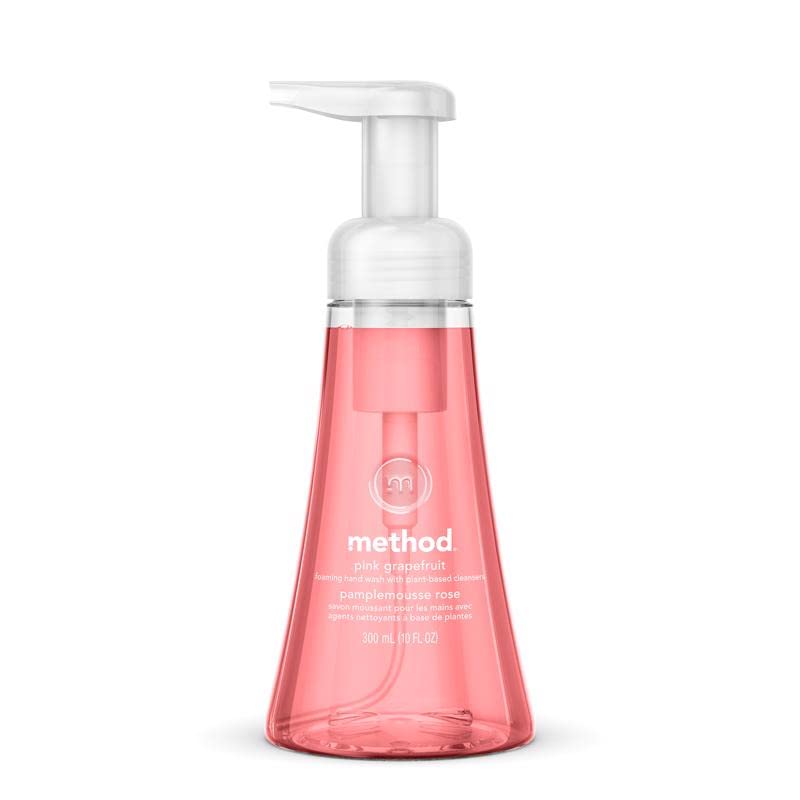 Hotmethod Foaming Hand Wash, Sweet Water - Leaves Hands Feeling Soft & Clean, for Bathroom & Kitchen, Notes of Dewy Lemon Leaf, Grapefruit & Star Jasmine, 10 fl oz, 3 pack