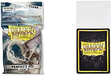 Hot 2 Packs Dragon Shield Inner Sleeve Clear Standard Size 100 ct Card Sleeves Individual Pack