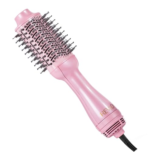 HotREVLON One-Step Volumizer Plus Hair Dryer and Styler | More Volume, Less Damage, and More Styling Control for Easy and Fast Salon-Style Blowouts, Plus Travel Friendly (Black)