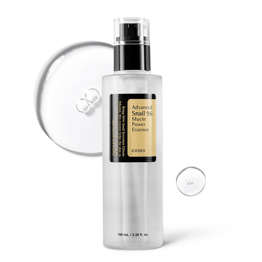 HotCOSRX Snail Mucin 96% Repairing Serum, Hydrating Serum for Face with Snail Secretion Filtrate for Dull Skin & Fine Lines, 100ml, Korean Skin Care