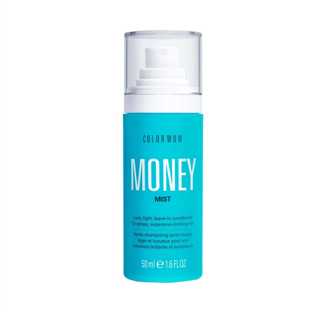 HotCOLOR WOW Money Mist, Leave-In Conditioning Treatment for Expensive-Looking, Glossy Hair, Moisturizes, Defrizzes and Detangles