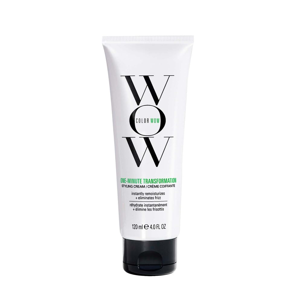 HotCOLOR WOW One Minute Transformation, Nourishing Styling Cream for Instant Frizz Control and Smoother Hair
