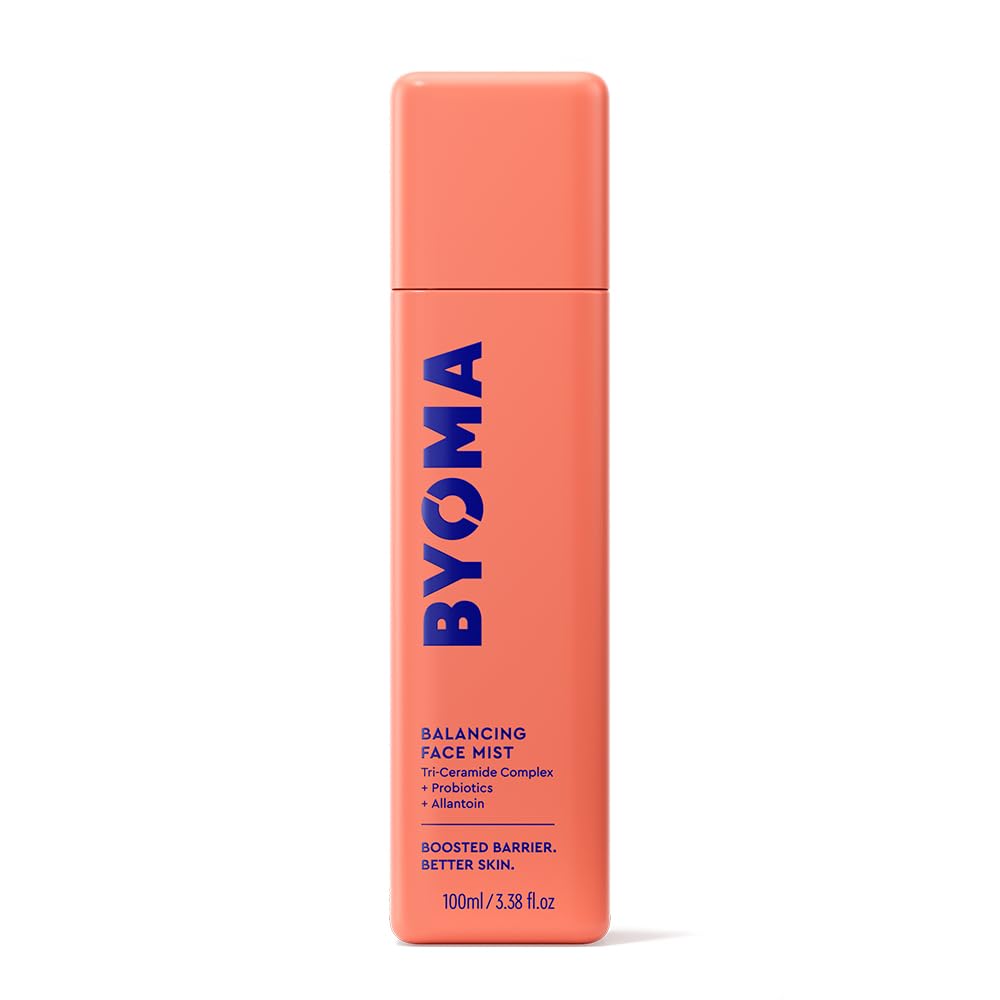 HotBYOMA Balancing Face Mist - pH Balanced Face Toner with Ceramides, Probiotics & Allantoin - Alcohol Free Toner Spray - Balance, Soothe & Refresh Throughout The Day - 3.38 fl. oz