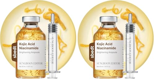 HotSUNGBOON EDITOR Glow Intensive Deep Collagen Silk Peptide EGF Ampoule, Copper Peptides Serum for Face with Multi Peptides, Hydrating Korean Skincare Facial Serum for Smooth-Looking Skin, 1.35 fl oz