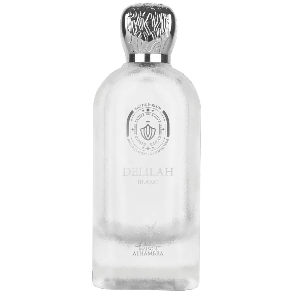 Hot Maison Alhambra Delilah Blanc – Citrus, Amber, Floral, Musky – Eau de Parfum Spray Long-Lasting Fragrance for Women, 3.4 Ounce / 100 ml