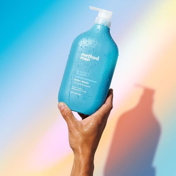 Hotmethod men's Body Wash, Glacier + Granite - Moisturizes & Cleanses, Made without Parabens or Phthalates, Cruelty-Free, 28 fl oz