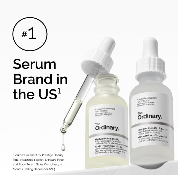 HotThe Ordinary 100% Organic Cold-Pressed Rose Hip Seed Oil, Addresses Signs of Aging by Improving the Appearance of Uneven Skin Tone, Supporting Skin Elasticity, 1 Fl Oz