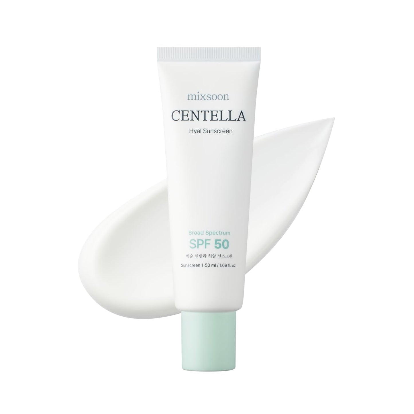 Hotmixsoon Bean Sunscreen-Lightweight Airy Texture SPF 50 No Pilling Korean Sunscreen for Face, No White Cast, Non-Sticky Stocking Stuffers 50ml / 1.69 fl.oz. Korean Glass Skin Care (Bean, 1.69)