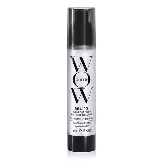 HotCOLOR WOW Pop and Lock High Gloss Finish, Frizz Control Serum to Add Shine and Seal Split Ends