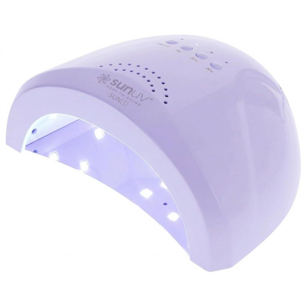 HotSUNUV UV LED Nail Lamp, Gel Light for Nail Polish UV Dryer with 3 Timers SUNone White