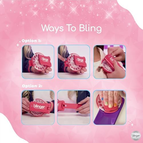 Hot blinger® Diamond Starter Set - Dreams – as seen on Shark Tank | 75 Colorful Rhinestone Gems | Hair Bling Styling Tool | Easy to Use | Hair-Safe Jewel | Perfect Gifts School Parties, Festivals