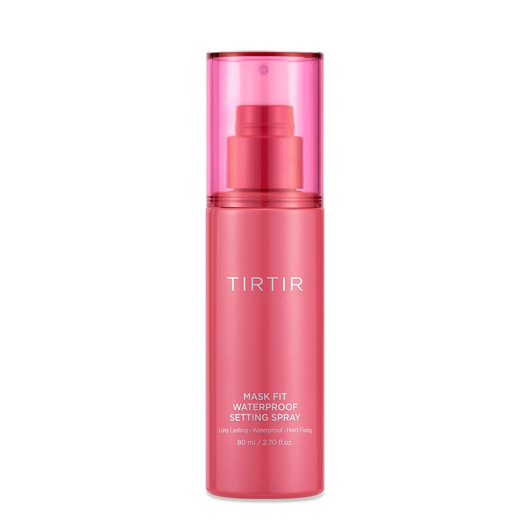HotTIRTIR Waterproof Setting Spray – 24 Hour Long Lasting Fix, Sweatproof Water Resistant Makeup Finisher – Ethanol Free, Semi Matte Finish for Oily Skin – Korean Makeup Fixer