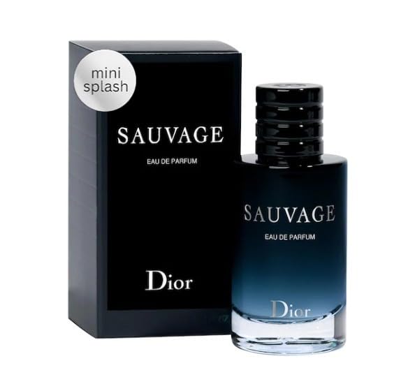 Hot Sauvage by Christian Dior for Men 0.34 oz Eau de Parfum Travel Size | Designer men's cologne, luxury mini perfume, pocket size, TSA-friendly, fragrance sampler, gift for him