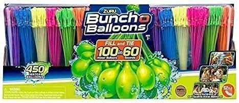 HotBunch O Balloons Crazy Color by ZURU, 200+ Rapid-Filling Self-Sealing Water Balloons for Outdoor Family, Friends, Children Summer Fun, Amazon Exclusive (6 Pack)