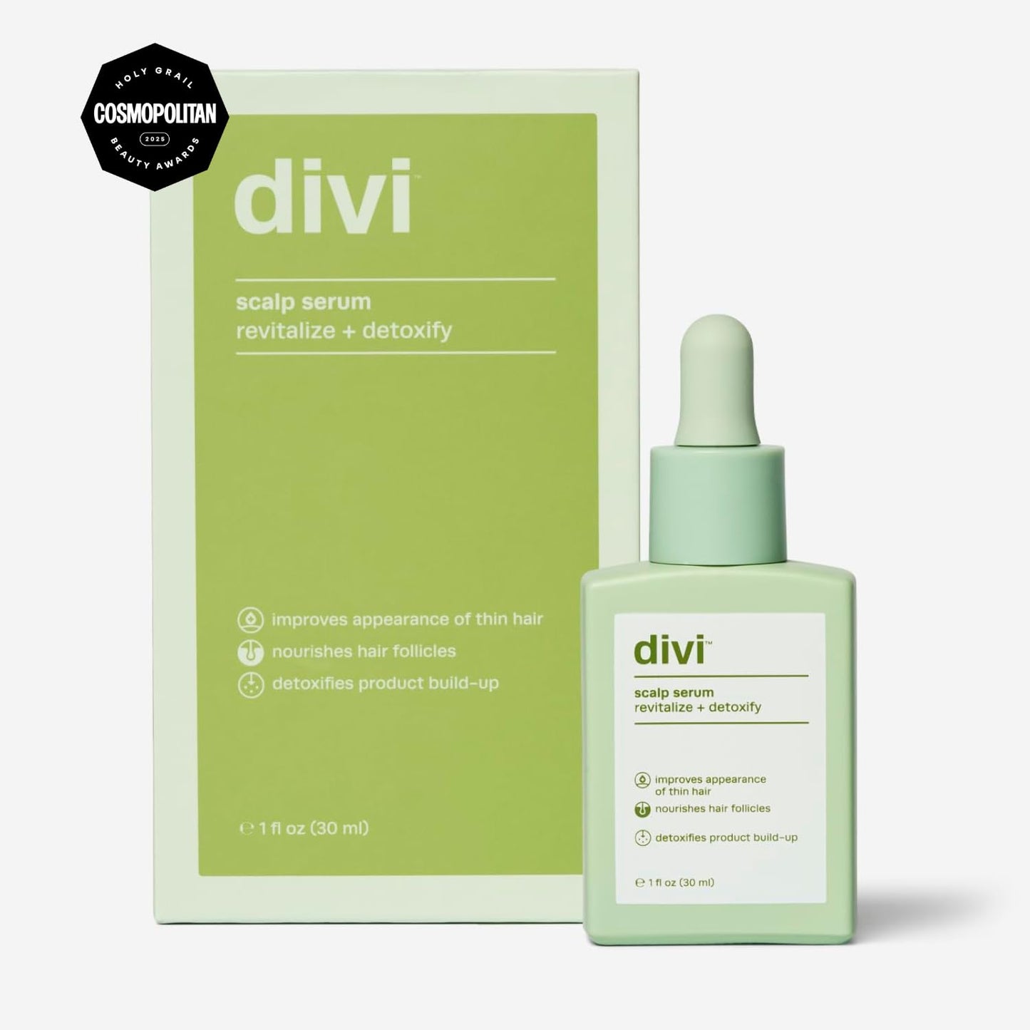 HotDivi Scalp Serum | To Promote Fuller-Looking Hair with Peptides | 30ml