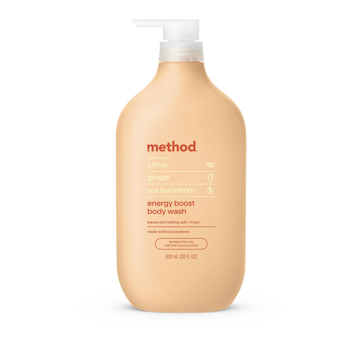 Hotmethod Body Wash, Simply Nourish - Leaves Skin Feeling Soft & Moisturized, Made Without Parabens, Notes of Coconut, Rice Milk & Shea Butter, 28 Fl Oz