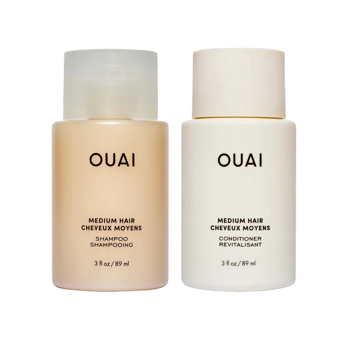 HotOUAI Medium Hair Shampoo and Conditioner Set - Sulfate-Free Shampoo and Conditioner for Women & Men - Made with Keratin, Shea Butter & Avocado Oil - Free of Parabens & Phthalates (10 Fl Oz)
