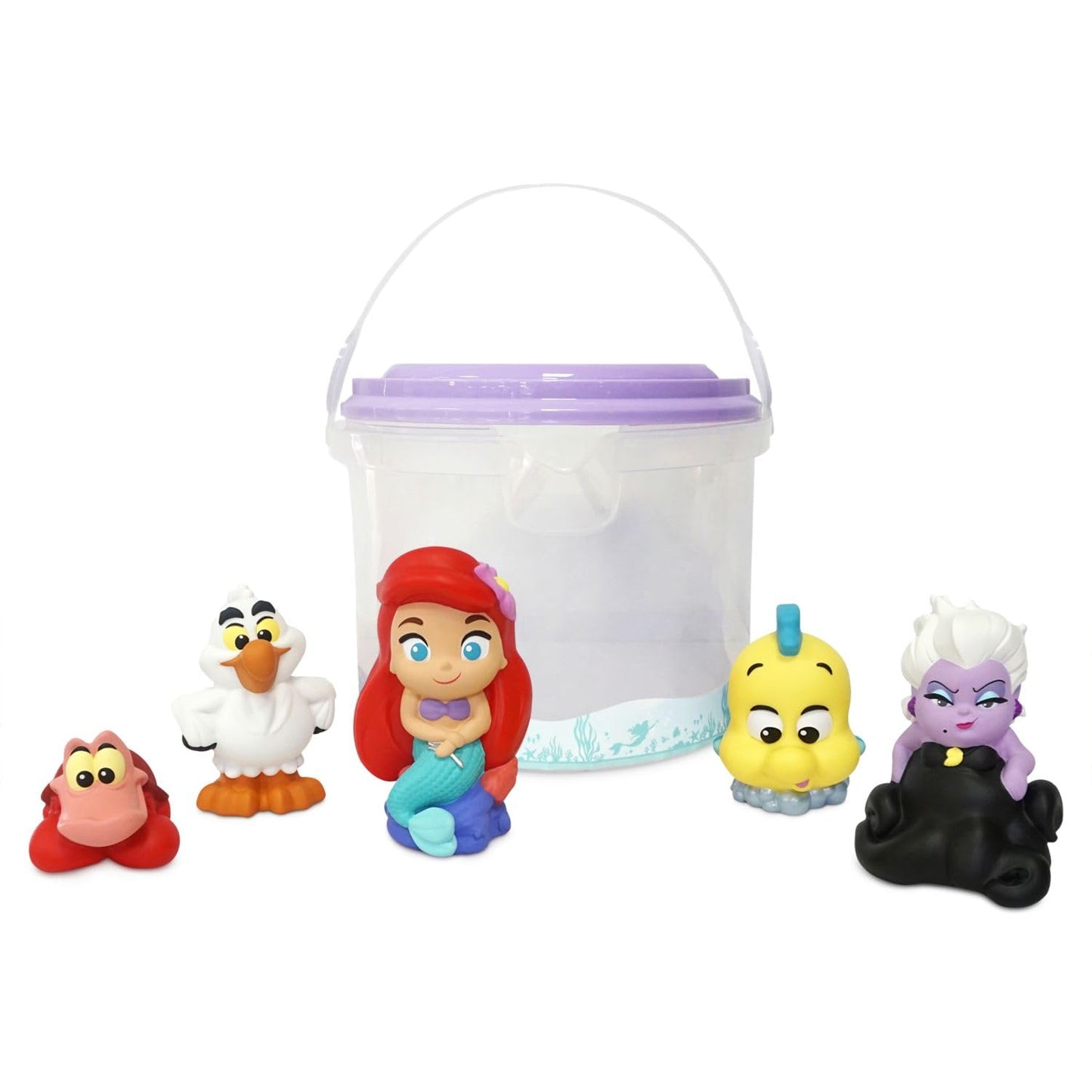 HotDisney Store Official Toy Story Bath Toys Set - Includes 5 Detailed Toys with a Straining Storage Bucket - Bath Time Fun & Water Play Set for Kids