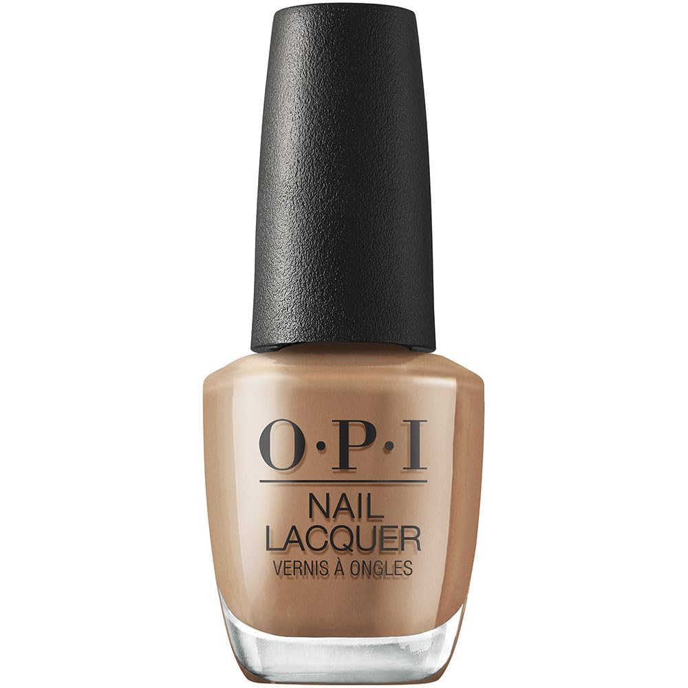 HotOPI Nail Lacquer Classic Nail Polish Colors | Nude & Brown Shades | Crème, Shimmer, and Glitter Chip Resistant Nail-Polish | Fast Drying, Streak-free Formula | 0.5 Fl Oz
