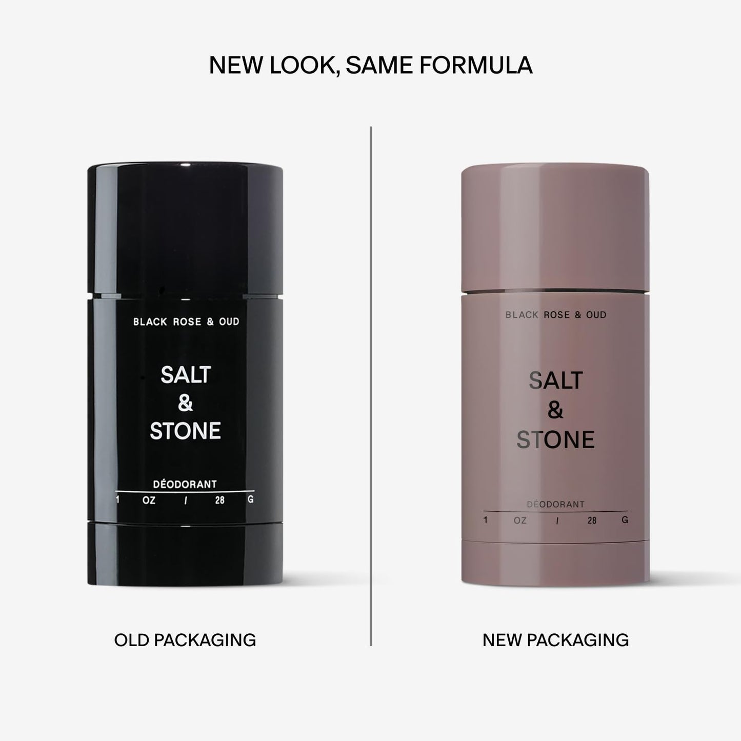 HotSalt & Stone Aluminum-Free Deodorant Women & Men Travel Size Set 2.6 oz (4) | Extra Strength 48 Hour Protection, Gender Neutral Scent, Made with Niacinamide, Spirulina, Magnesium & Antioxidants