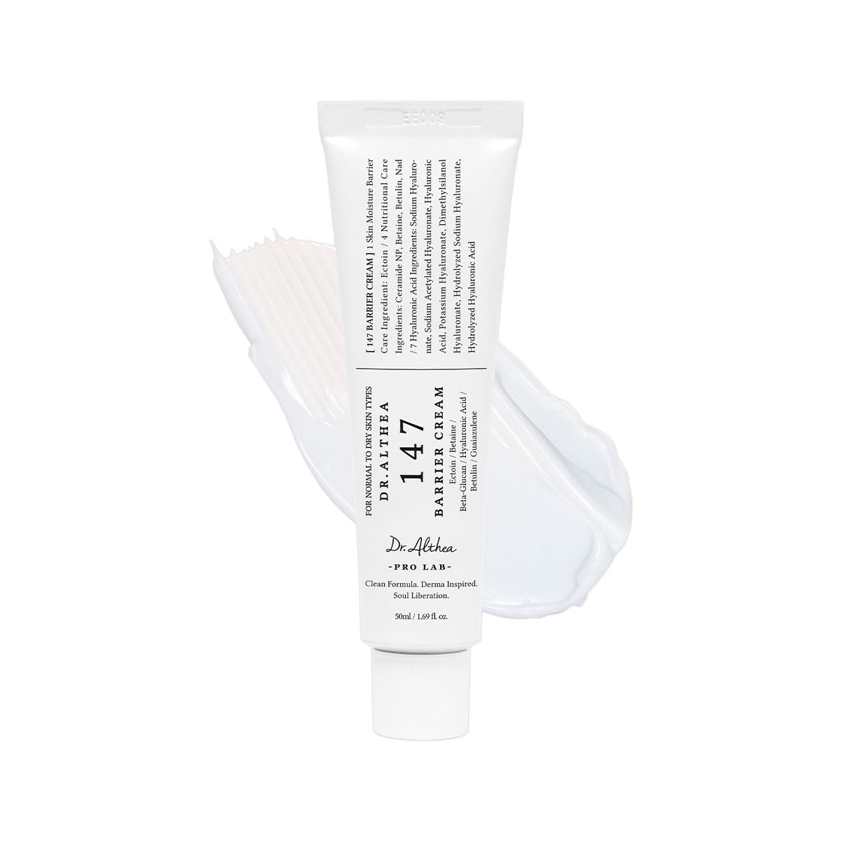 HotDr.Althea 147 Barrier Cram, Korean Skincare, 1.69 Fl Oz (Ver.2 - Pack of 1) | Deep Hydration, Daily Skin Care with Ceramides, NAD, Hyaluronic Acid, Ectoin, Vegan Face Moisturizer
