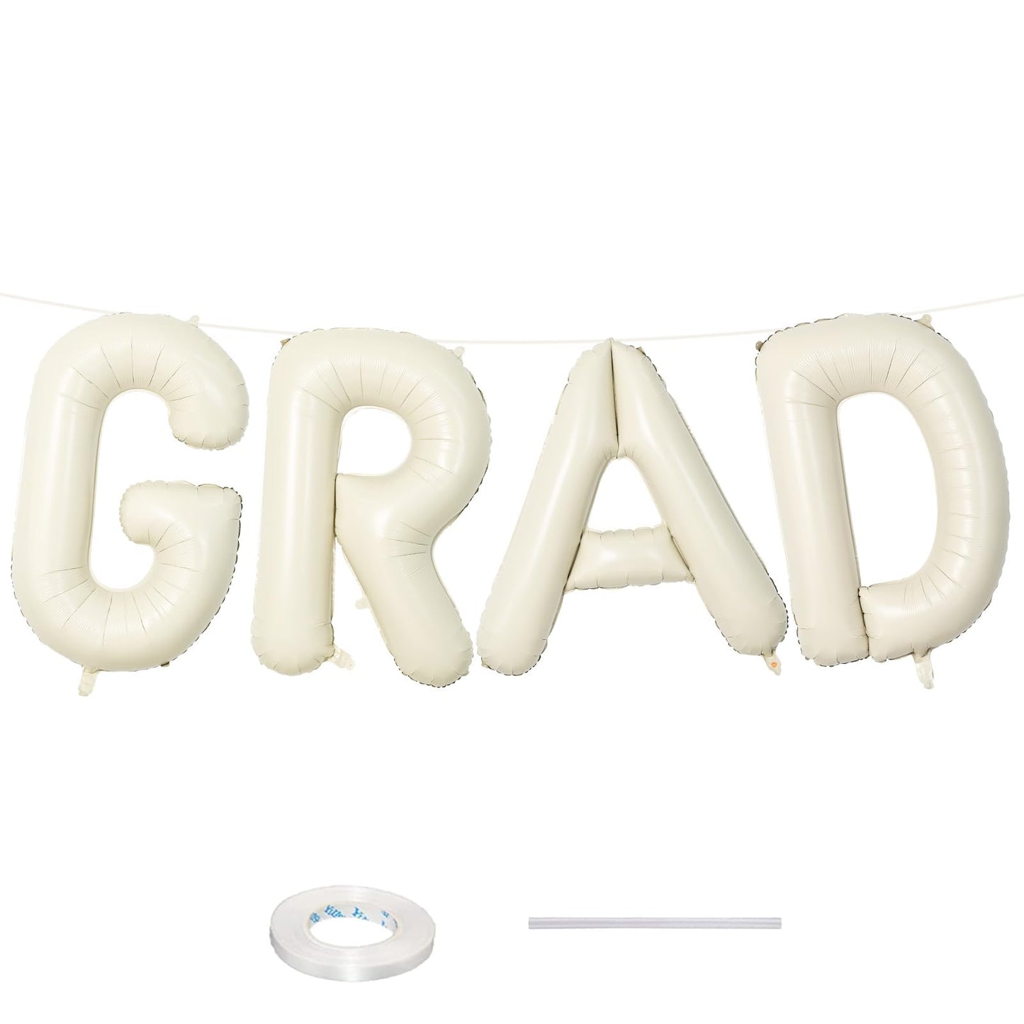 Hot40 Inch Beige BRIDE Balloons Bachelorette for Bridal Shower, Cream White Sand Bride Mylar Foil Banner Letter Sign, Bridal Balloon Banner for Wedding Engagement Bride To Be Party Favors Decorations
