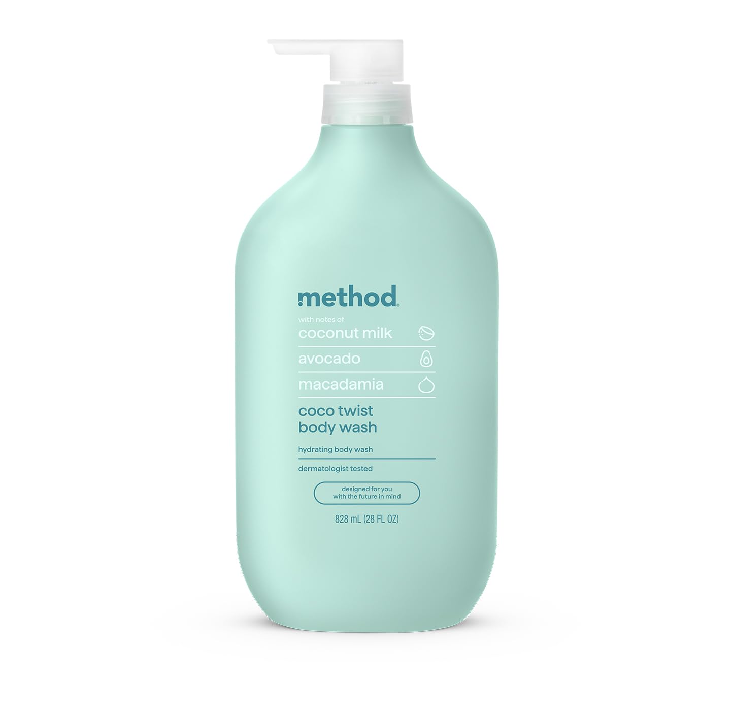 HotMethod Body Wash, Pure Peace, Paraben and Phthalate Free, 28 oz (Pack of 1)