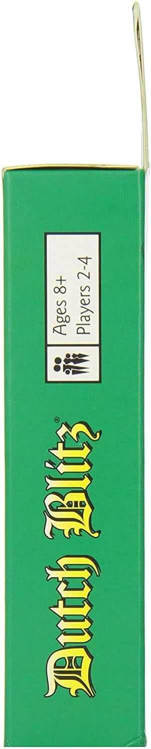 HotDutch Blitz Card Game - Original Fast Paced Family Game with 160 Cards | Exciting 2-4 player competition for ages 8+, includes 4 colorful decks, simple rules, and quick-to-learn strategy play