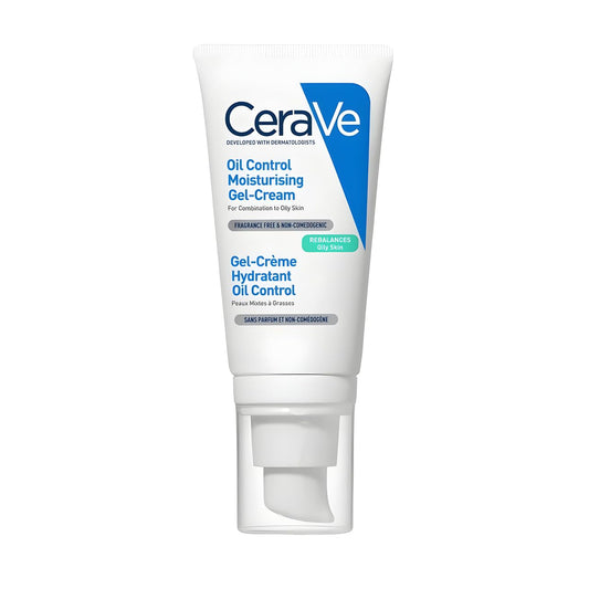 HotCeraVe Oil Control Moisturizing Gel-Cream, Face Moisturizer for Oily Skin, Niacinamide, Hyaluronic Acid & Oil Absorbing Technology To Rebalance Oily Skin, Non-Comedogenic, Fragrance Free & Oil-Free