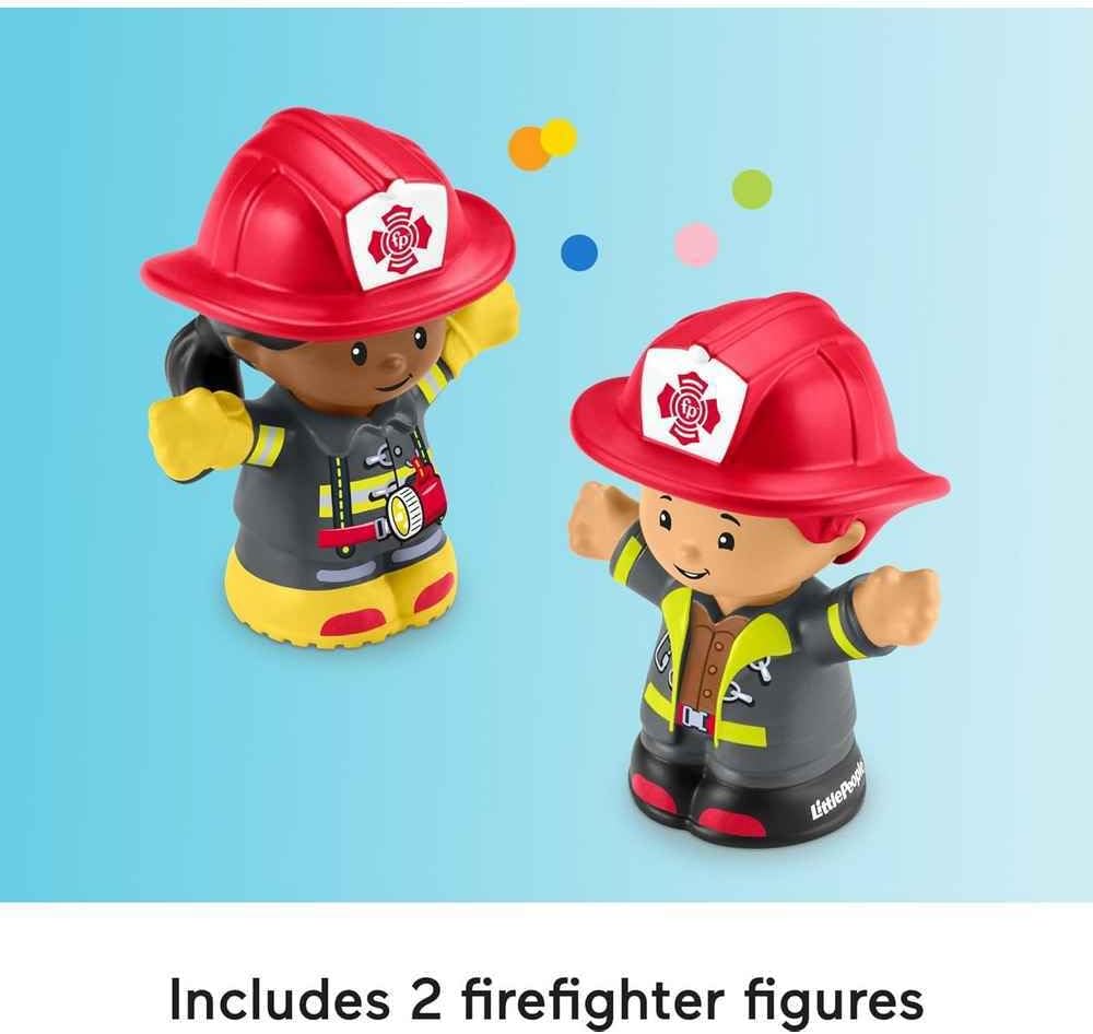 HotFisher-Price Little People Fire Truck Toddler Toy | Push-Along Vehicle, Lights, Music & Sounds, 2 Figures, Preschool Kids Ages 1+ Years