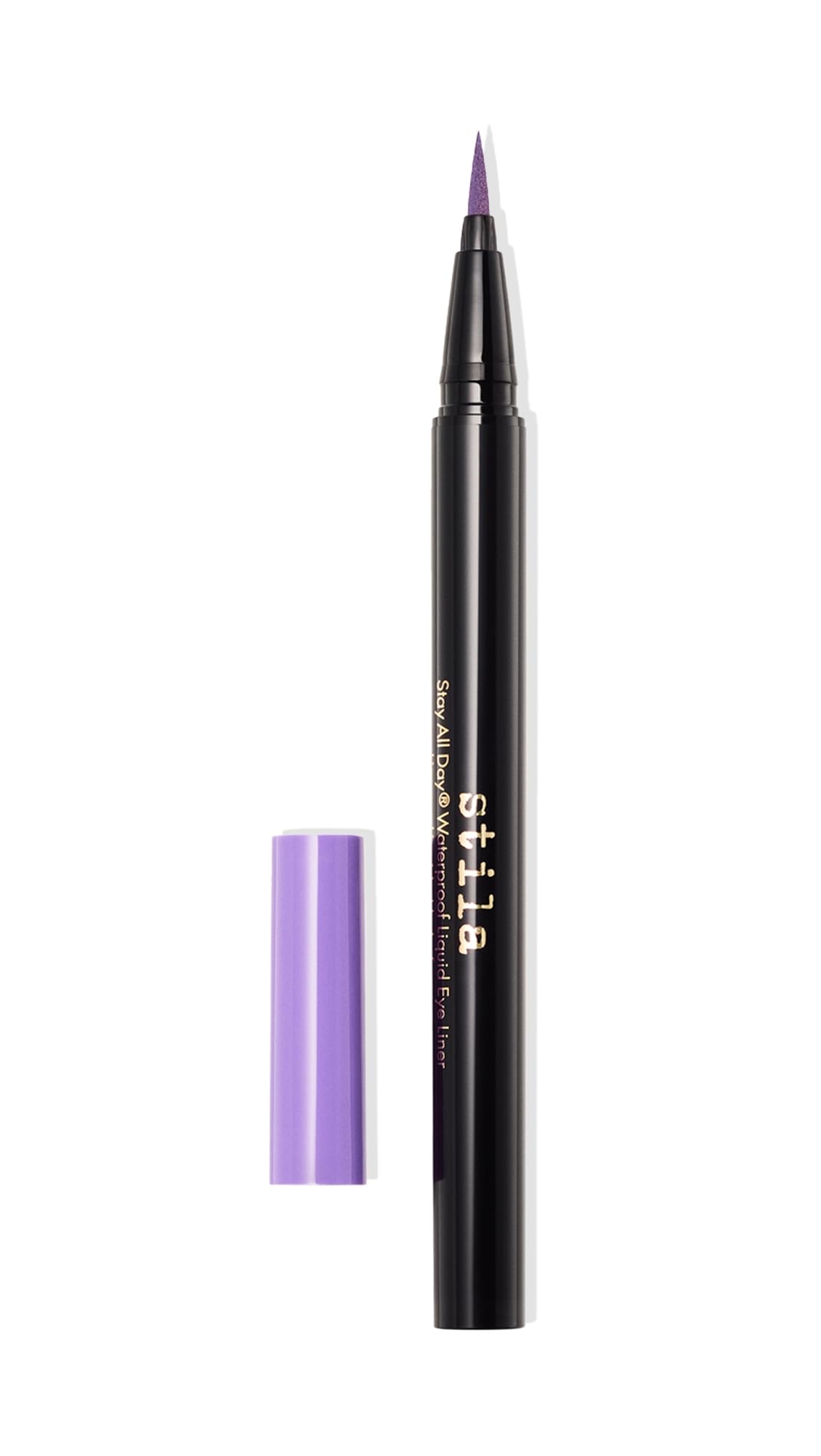 Hotstila Waterproof Liquid Eye Liner, Stay All Day Makeup with Fine Brush Tip Lasting Satin Finish, Smudge-Proof & Transfer-Resistant