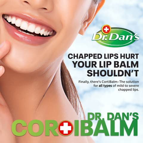 HotDr. Dans CortiBalm Lip Balm Patented Formula 0.14 Ounces (3-Pack)