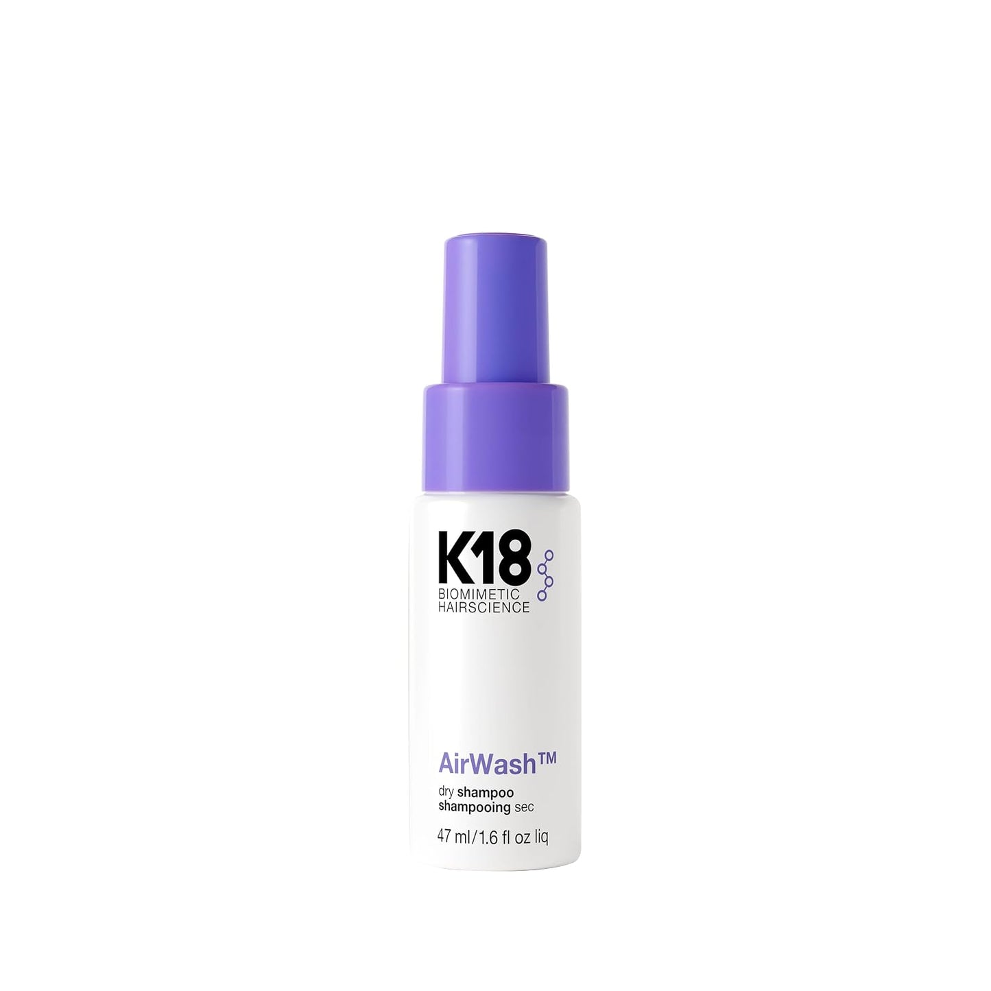 HotK18 AirWash™ Dry Shampoo, Non-Aerosol, Balances Scalp & Controls Excess Oil Production