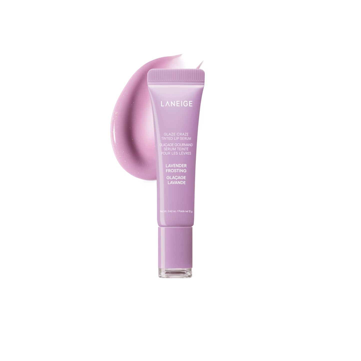 HotLANEIGE Glaze Craze Tinted Lip Serum: Hydrating, Lip Barrier-Boosting, Softening Lip Serum Treatment for Glossy & Buildable Shine, Nourished Lips with Plumping Polypeptides | Korean Skin Care
