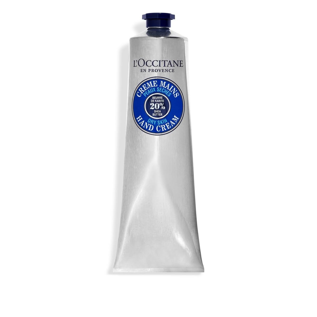 HotL'OCCITANE 20% Organic Shea Butter Hand Cream, Nourishes & Protects Dry Hands, Fast-Absorbing, Non-Greasy, Leaves Skin Moisturized & Soft, Vegan