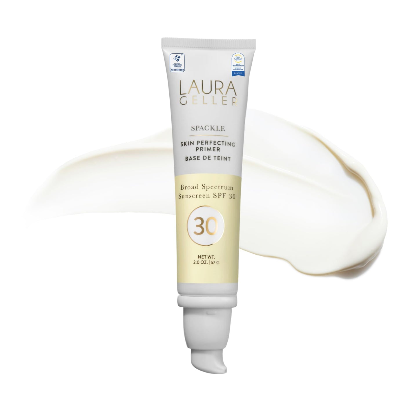 HotLAURA GELLER NEW YORK Spackle Primer - Hydrate - Super-Size 2 Fl Oz - Hyaluronic Acid Makeup Primer for Mature Skin
