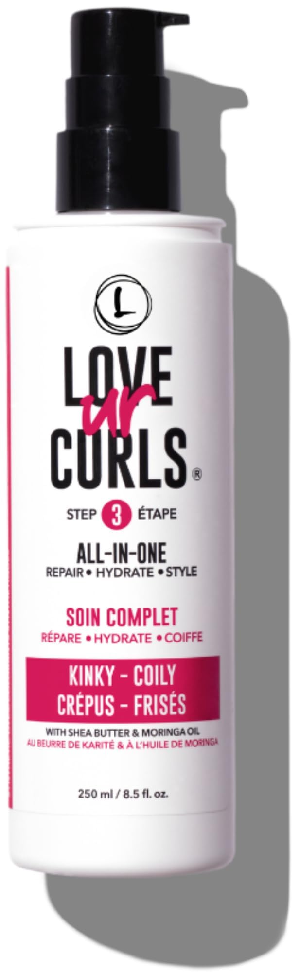 HotLove Ur Curls All In One Curl Cream Styler for Curly Hair, Anti Frizz Curl Defining Cream with Shea Butter, Hydrating Leave In Hair Treatment to Repair, Moisturize, Define & Style Curls, 250mL