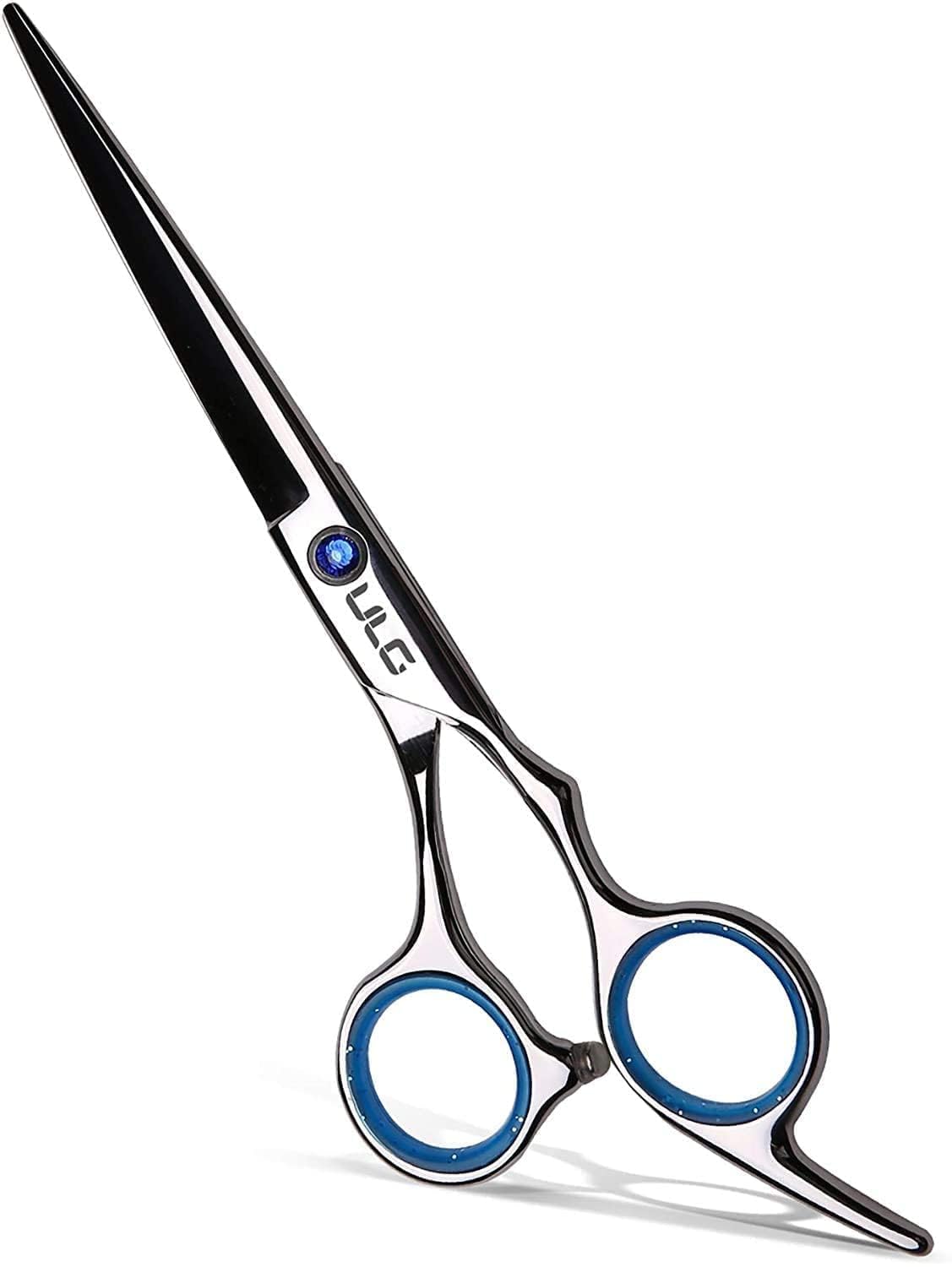 HotHair Cutting Scissors, ULG Professional Hair Scissors 6.5 inch Right-Hand Razor Edge Barber Shears Salon Hair Cutting Shears Made of Japanese Stainless Steel, Hand Sharpened Blue