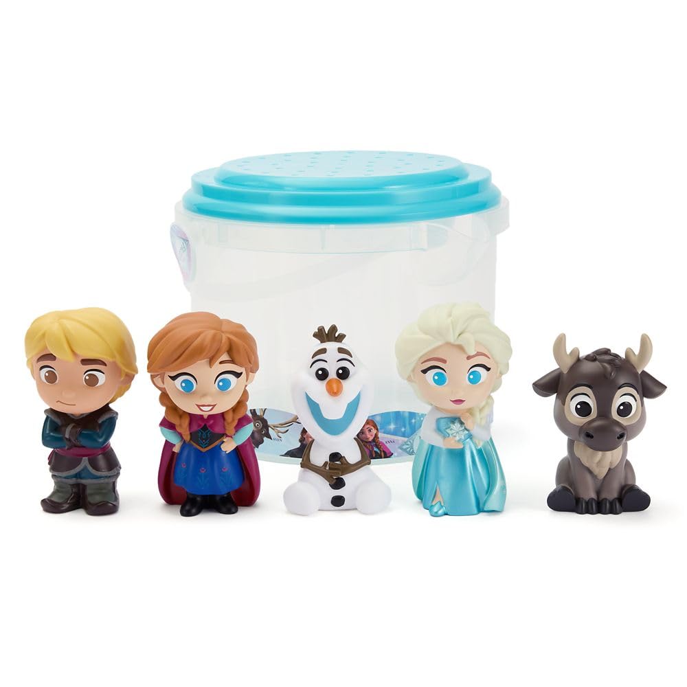 HotDisney Store Official Toy Story Bath Toys Set - Includes 5 Detailed Toys with a Straining Storage Bucket - Bath Time Fun & Water Play Set for Kids
