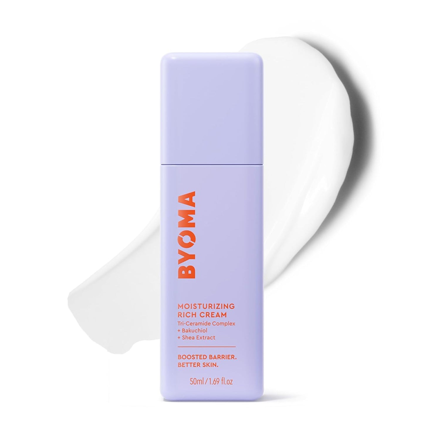 Hot BYOMA Moisturizing Rich Cream - Barrier Repair Cream Face Lotion with Bakuchiol & Shea Extract - Ceramide Face Moisturizer for Dry Skin - Anti Wrinkle, Alcohol Free Face Moisturizer - 1.69 fl.oz