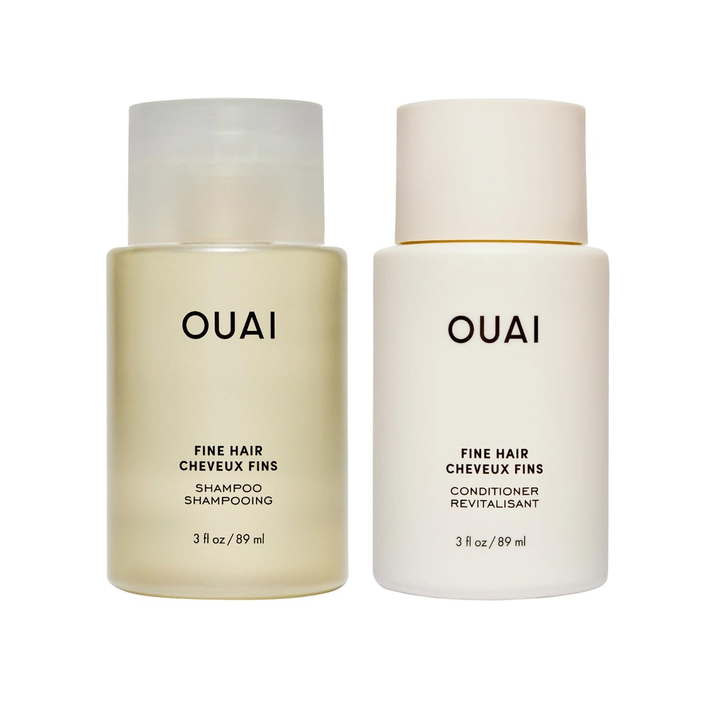 HotOUAI Fine Shampoo and Conditioner Set - Sulfate Free Shampoo and Conditioner for Women & Men - Made with Keratin, Marshmallow Root, Shea Butter & Avocado Oil - Free of Parabens & Phthalates (10 Fl Oz)
