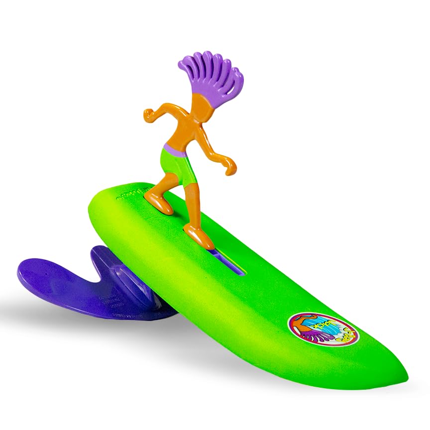 Hot Surfer Dudes Classics Wave Powered Mini-Surfer and Surfboard Toy - Outer Bank Olivia
