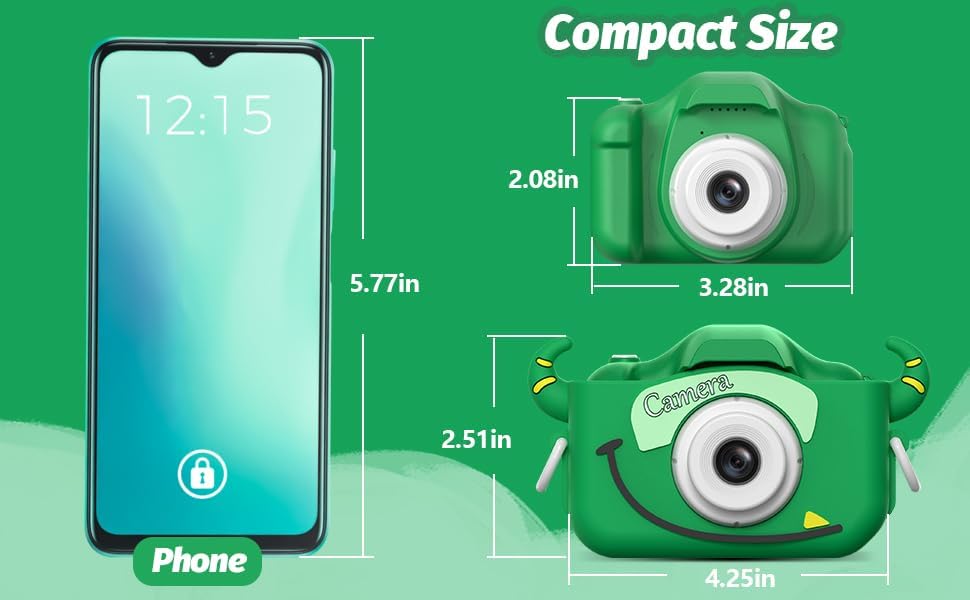Hot Goopow Kids Camera Toys for 3-8 Year Old Girls Boys,Children Digital Video Camcorder Camera with Cartoon Soft Cover, Best Chritmas Birthday Festival Gift for Kids