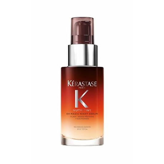 HotKerastase Nutritive 8H Magic Night Serum - Overnight Treatment for Dry Hair, Enhances Shine, Nourishes and Reduces Frizz, With Plant-Based Proteins, For All Hair Types