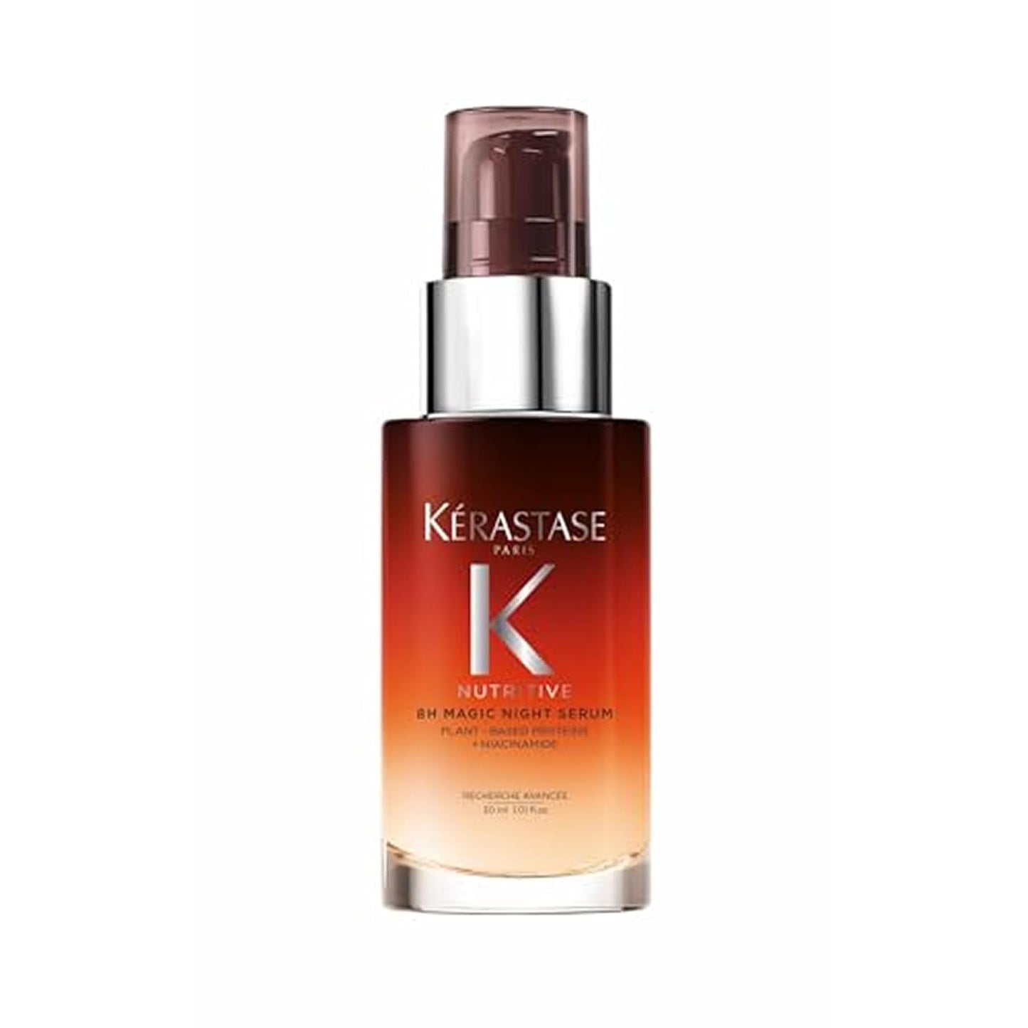 HotKerastase Nutritive 8H Magic Night Serum - Overnight Treatment for Dry Hair, Enhances Shine, Nourishes and Reduces Frizz, With Plant-Based Proteins, For All Hair Types